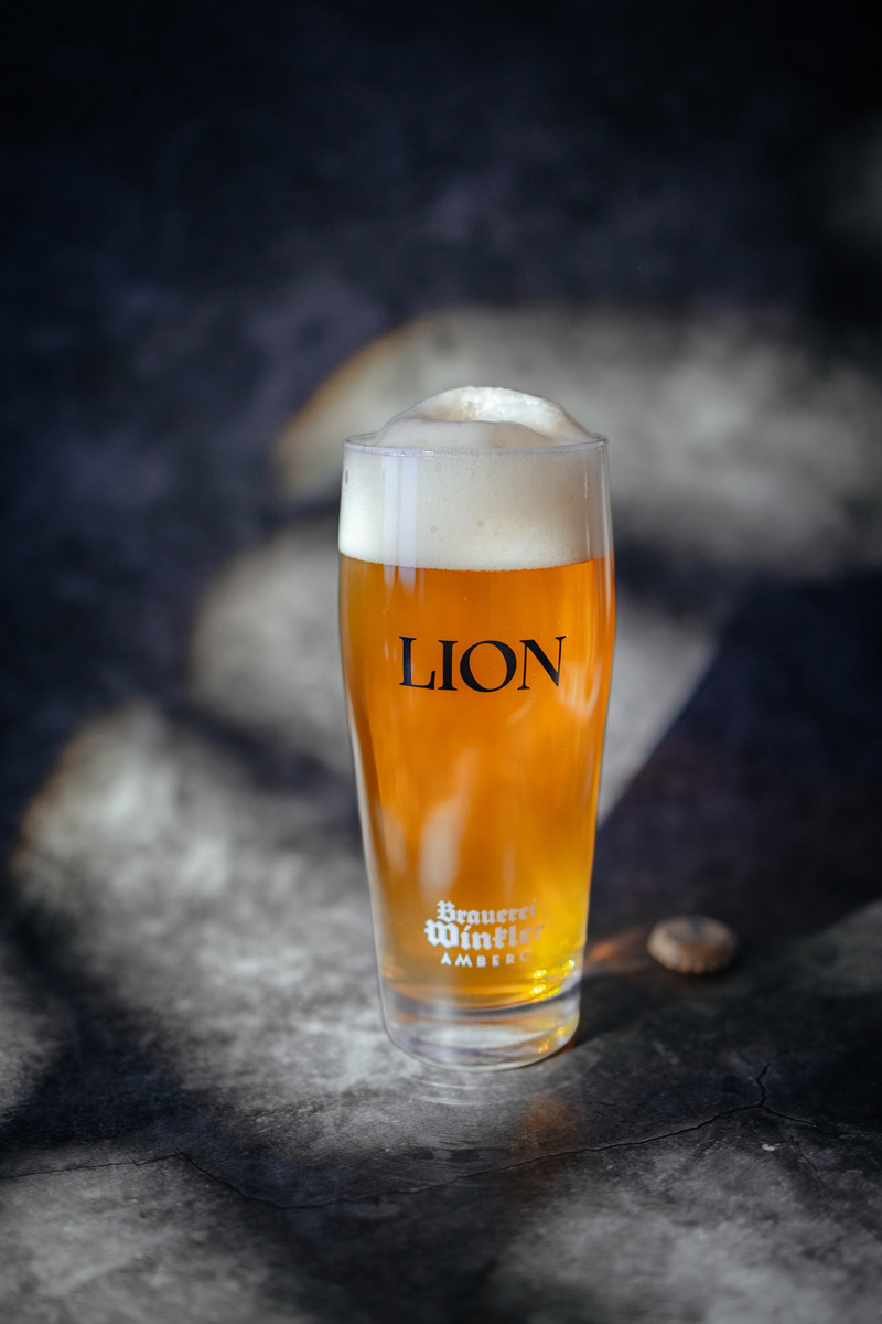 Regionales Bier im Lion