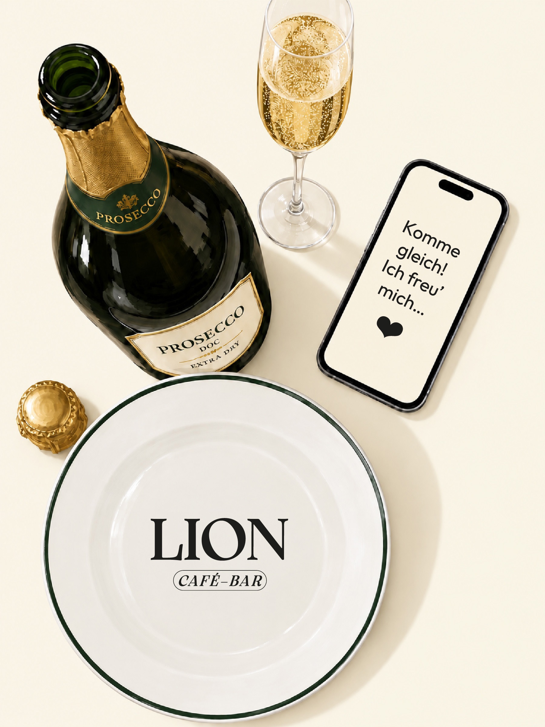 Aperitivo mit Prosecco im Lion
